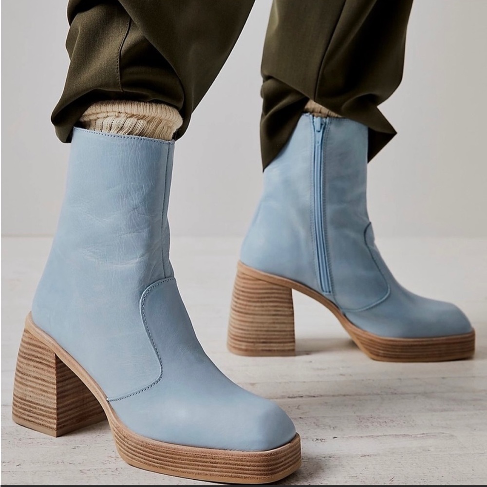 Free people ruby platform booties